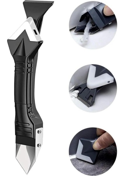 5 Başlıklı Derz Kazıyıcı ve Silikon Çekme Aparatı - Çok Fonksiyonlu Kazıyıcı, Sıyırıcı ve Uygulayıcı fiyatları