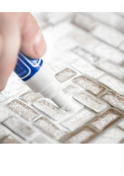 Mermer Fayans Derz Dolgusu Boyama Boyası Kalemi Beyaz Hızlı Kuruyan Su Bazlı Kokusuz Kalıcı Yenileme fırsatları