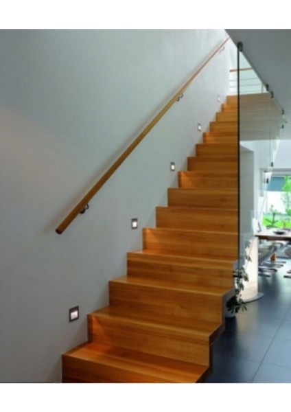 Koridor Basamak Merdiven Sensörsüz Kare Spot Lamba Aydınlatma Metalik Gri Kasa 8cm x 8cm (Gün Işığı) modelleri