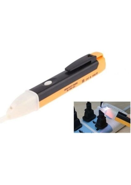 Işıklı ve Sesli Temassız Faz Kontrol Kalemi Dijital Sensörlü Ledli Pilli Orta Boy + Küçük (Kabin) Bo modelleri