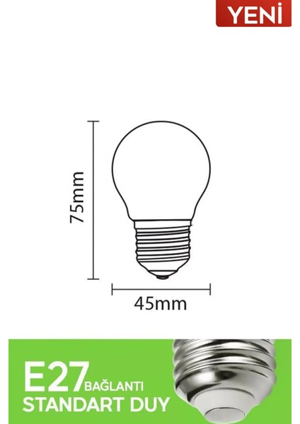 Dekoratif Retro 4W Rustik Günışığı Işık E27 Standart Duy 220V Tekli Gün Işığı E27 LED Ampul 4 Watt V modelleri