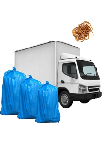 10 Adet Mavi Lastikli 80X110 Ultra Kalın Ev Taşıma Taşınma Poşeti Koli Bandı Falçata Nakliye Torbası modelleri