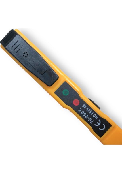 Dedektörlü Faz Kontrol Kalemi Voltaj Test Aleti Akıllı Voltaj Test Cihazı 6885-48 20 cm Voltaj Ölçer indirimleri