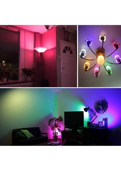 LED Ampul Çok Renkli LED Home Uzaktan Kumandalı Dim Edilebilir Ampul Tekli Beyaz Işık E27 LED Ampul fiyatları