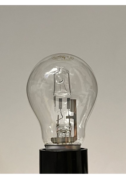 105 Watt Şeffaf Camlı 1800 Lümen A55 Halojen Ampül Tekli Sarı Işık E27 Halogen Ampul 105 Watt Var modelleri