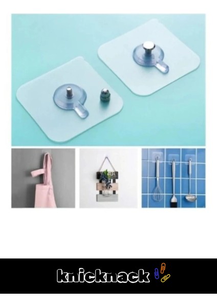 Premium Seri Süper Güçlü Yapışkan Kanca Iz Bırakmaz Paslanmaz Çelik Ultra Güçlü Vantuzlu Askı 2 Adet modelleri