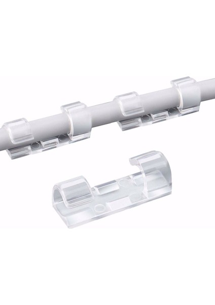 Kablo Sabitleyici Klipsler 20 Adet Kablo Düzenleyici Duvar Fayans Cam Kablo Tutucu Yapışkanlı Klips fiyatları