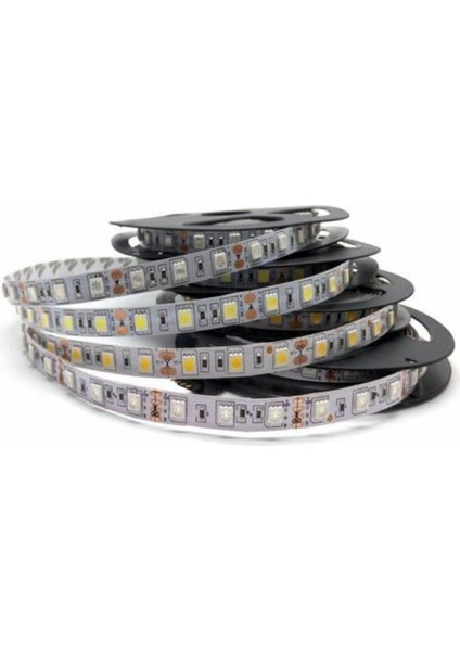 Şerit LED 3 Çipli 5 Metre Iç Makan Beyaz Işık Trafosuz Yapışkanlı Beyaz Işık fiyatları