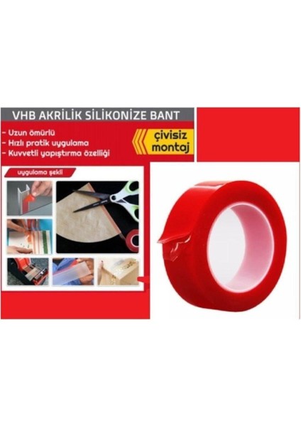 Flamme 19MMX2M Silikonize Bant 2 Adet fiyatları