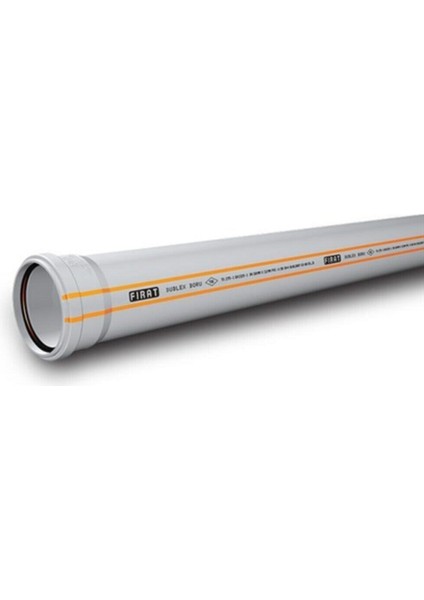 Dublex Pvc Atık Su Borusu Pimaş 100 x 250 Mm.