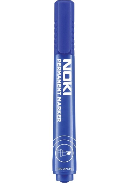 Mavi Kesik Uç Permanent Koli Kalemi 12'li fiyatları