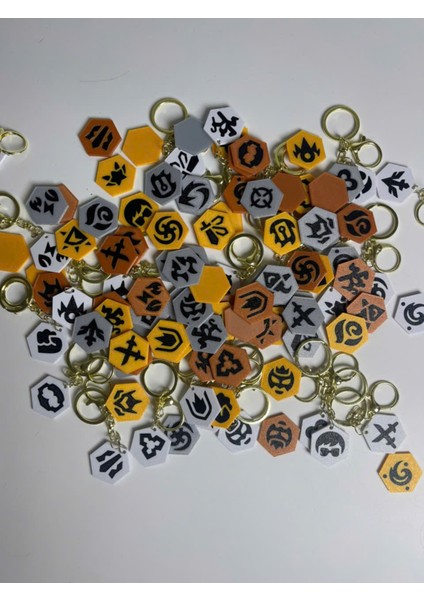 Teamfight Taktikleri Set 15 Özellik Simgesi Icon Keychain Pack (Özelleştirilebilir Tasarım) modelleri
