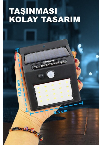 Hareket Sensörlü Güneş Enerjisiyle Çalışan Su Geçirmez Duvar Lambası fiyatları