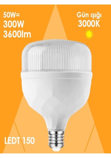 Osaka LED Ampul Kristal Ampul 50W Gün Işığı 3000 Kelvin Tekli Gün Işığı E27 LED Ampul 50 Watt Yok A' fiyatları
