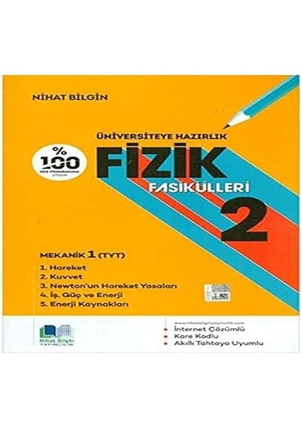 Nihat Bilgin Fizik Fasikülleri 2 + Yapışkanlı Not Kağıdı