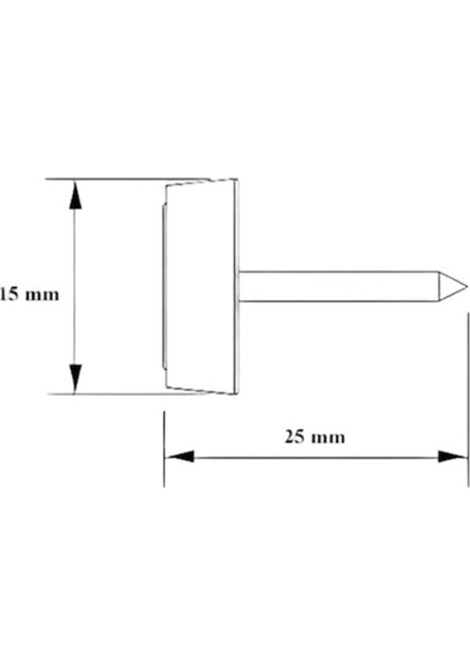 100 Adet Çivili Pabuç Poligrit Beyaz Mobilya Zemin Koruyucu Mobilya Bağlantı Elemanları Beyaz fiyatları