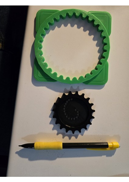 Spirograph Ring ve Dişli modelleri