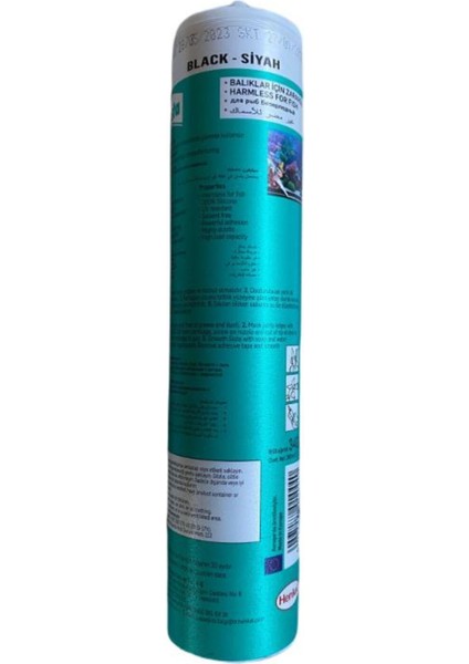 Akvaryum Silikonu Siyah Renk 310 ml fiyatları