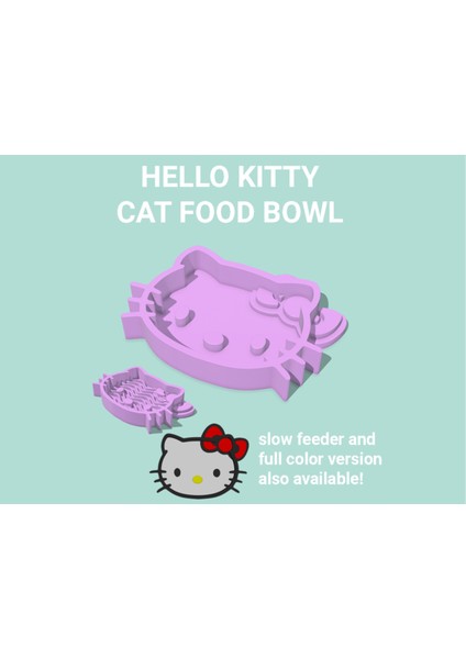 Hello Kitty Cat Food Bowl