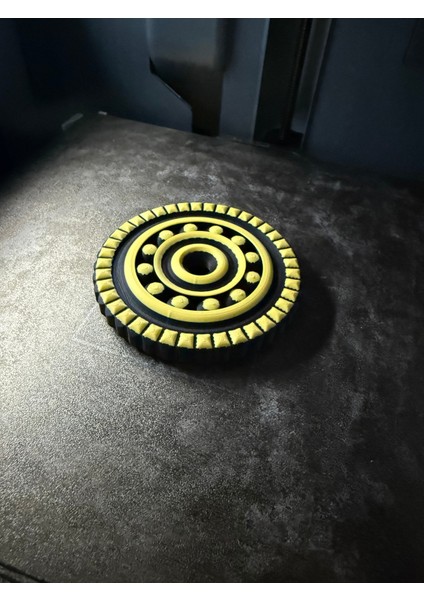 Iki Ton Fidget Spinner - Yeri Yazdırın (Özelleştirilebilir Tasarım)