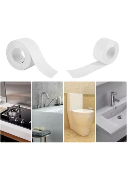 Su Sızdırmaz Bant Lavabo Küvet Kenar Bandı Küvet Duş Tamir Bant 3.2 M Montaj Bandı Cn