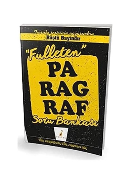 Tüm Sınavlar Için Fulleten Paragraf Soru Bankası + Yapışkanlı Not Kağıdı