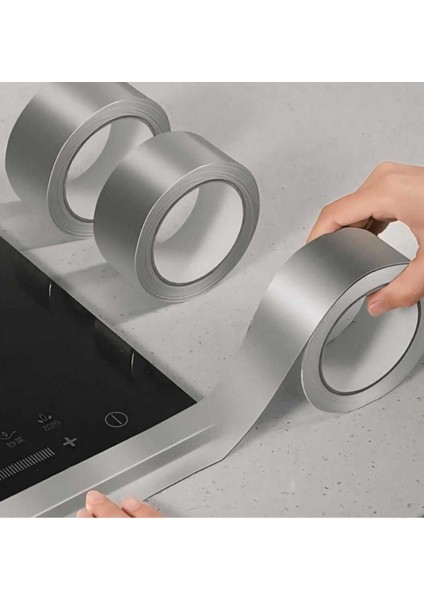 Kendinden Yapışkanlı Su Sızdırmaz Bant Alüminyum Bant Yanmaz Bant Çift Taraflı Bant Gri modelleri