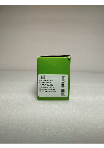 SCM0610230 Scm-6m 2,2 kW 6A 230V A.g. Mini Kontaktör (1no)