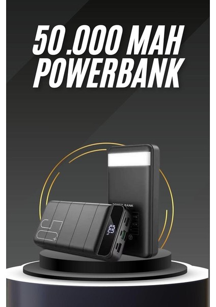 Resveq 50.000 Mah LED Dijital Göstergeli USB Çıkışı Powerbank fiyatları