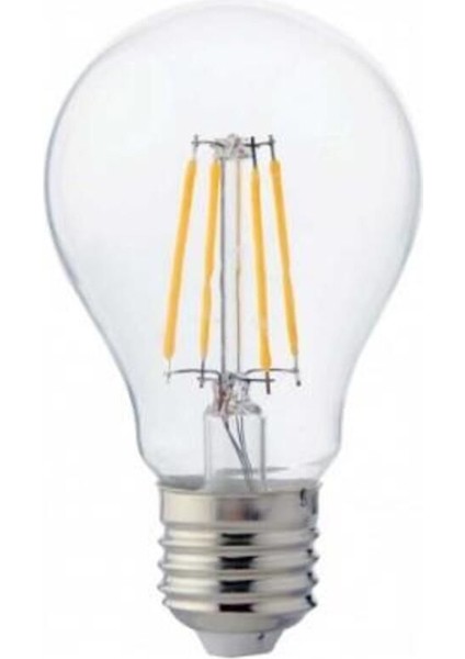 CT-4218 8W/3000K Dimlenebilir LED Ampul (Günışığı) Gün Işığı E27 Rustik Ampul 8 Watt Var Beyaz
