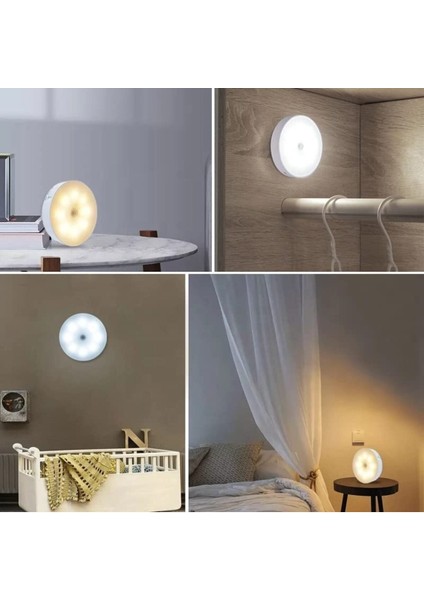 Hareket Sensörü Işığı Dolap Merdiven Dolap Altı Yatak Odası Mutfak Banyo Koridor Işığı LED 1 Adet Le