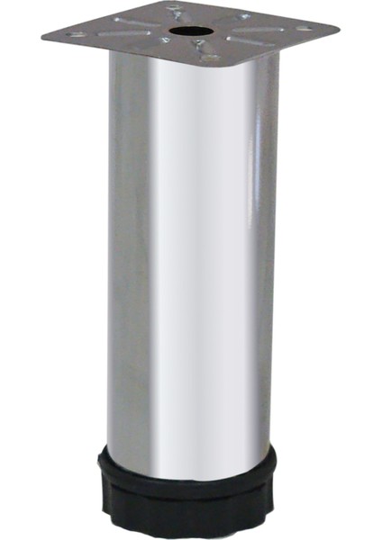 4 Adet 10 cm Lüks Ayarlanabilir Metal Kanepe Baza Ayak Dolap Robot Süpürge Koltuk Yükseltici Ayak Be