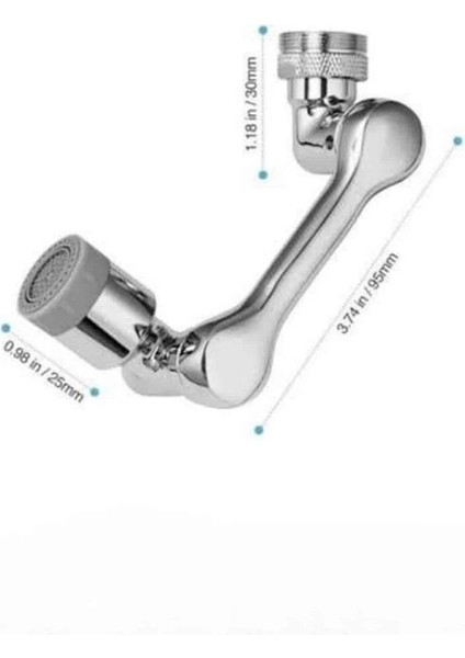 Resveq Dönebilen Musluk Başlığı Akrobat Mutfak Banyo Musluk Ucu Başlığı Oynar Başlıklı fırsatları