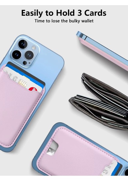 Iphone 17 ve Tüm Modelerine Uyumlu Magsafe Özellikli Cardsafe Kahve Renk Deri Cüzdan Kartlık
