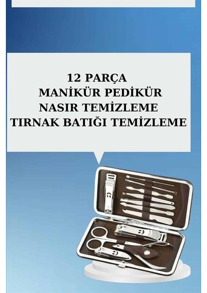 Resveq 12 Parça El Ayak Temizleme Pense Kir Temizleme Aparatı Kaş Cımbızı fırsatları