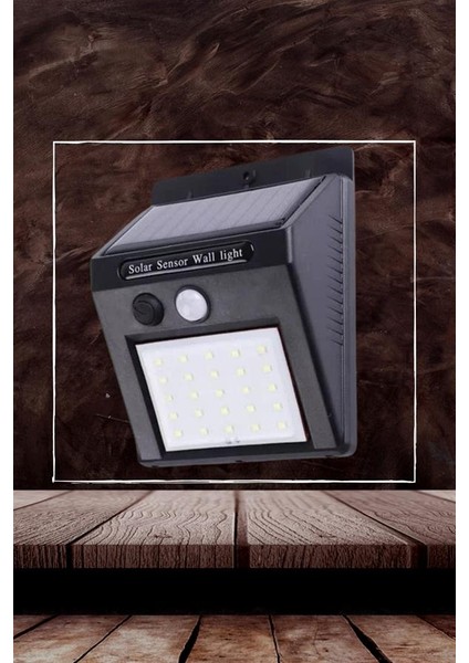 Resveq Bahçe Aydınlatma Sensörlü Güneş Enerjili Duvar Lambası 40 LED Işık fırsatları