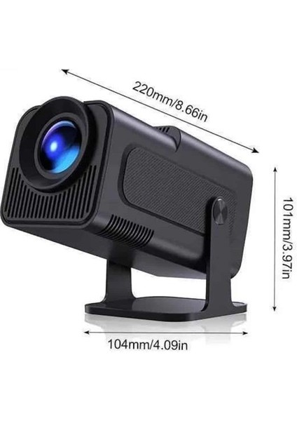 Resveq Çift Kollu Projeksiyon Taşınabilir Game Projektör Full Hd 1080P 4K Projeksiyon Gamepad fırsatları