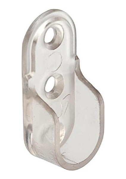 20 Adet Metali Oval Dolap Askı Borusu Flanşı Şeffaf Mobilya Bağlantı Elemanları Turuncu modelleri