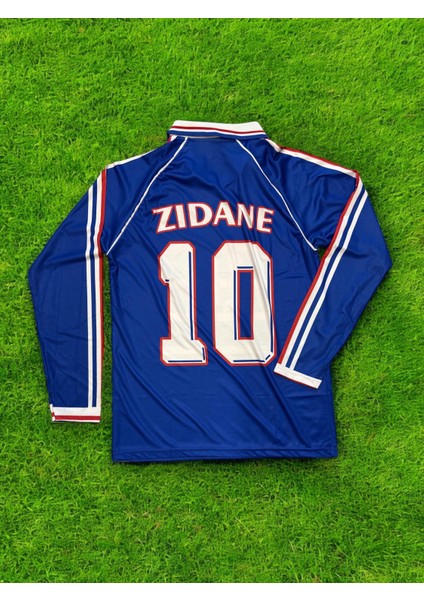 Nostaljik Fransa Zidane Uzun Kollu Forma fiyatları