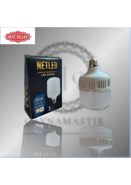 2ADET! 2700 Lümen(Yüksek Işık Gücü) 30 W Enerji Tasarruflu Torch LED Ampul 2'li Beyaz Işık E27 LED A fiyatları