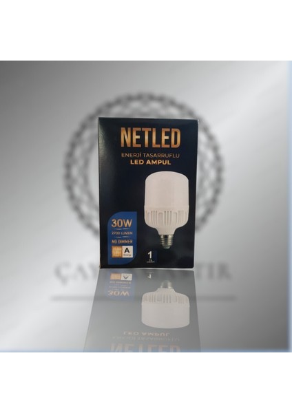 2ADET! 2700 Lümen(Yüksek Işık Gücü) 30 W Enerji Tasarruflu Torch LED Ampul 2'li Beyaz Işık E27 LED A fırsatları