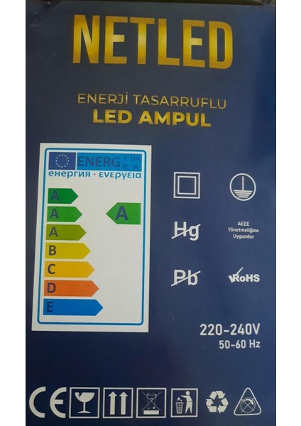 2ADET! 2700 Lümen(Yüksek Işık Gücü) 30 W Enerji Tasarruflu Torch LED Ampul 2'li Beyaz Işık E27 LED A