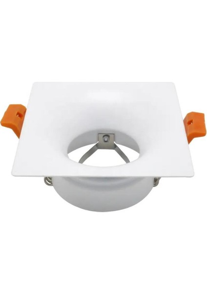 Dekoratif Tekli Lion Spot Kasası - Beyaz Kasa - Kare - Sıva Altı - CT-5092 Yok GU10 0 Watt fırsatları