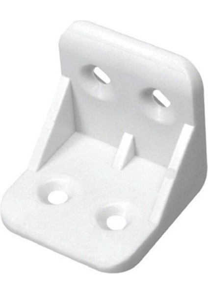 Plastik L Köşe Mobilya Bağlantı Gönye (20 Adet) - Mobilya Bağlantı Elemanları - Tek Ebat Mobilya Bağ