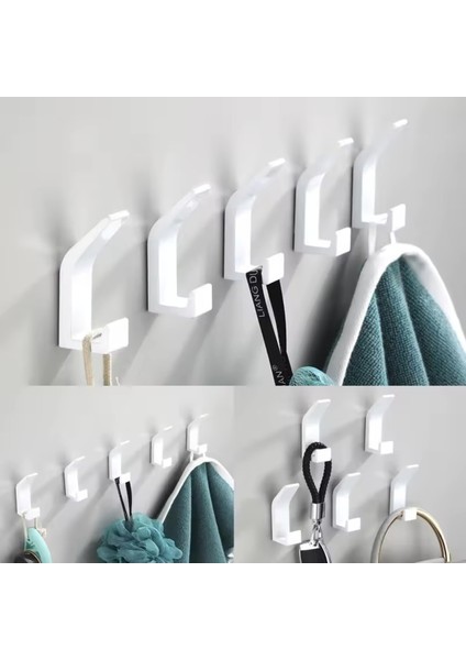 5 Adet Havlu Askısı, Vestiyer Askısı, Banyo, Mutfak Askısı, Duvara Monte Havlu Tutacağı, 5 Adet Beya fiyatları
