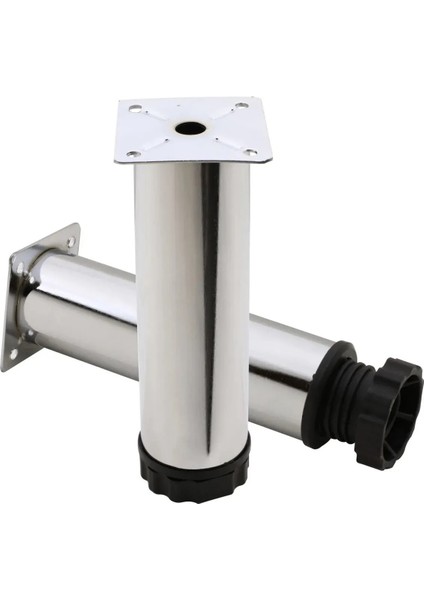 12 cm Metal Baza Ayağı Yükseklik Ayarlı Mobilya Ayağı Yatak Ayağı Koltuk Ayağı 4'lü Set Bej 4'lü Baz fiyatları