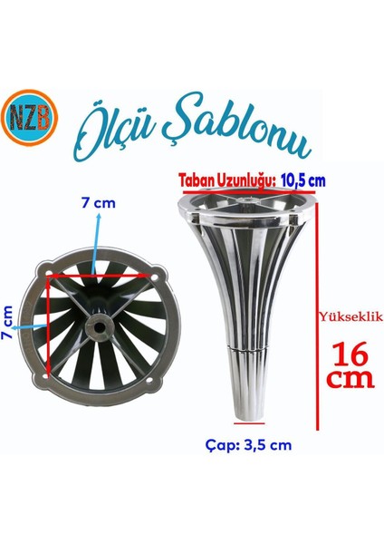 Mobilya Kanepe Koltuk Konsol Tv Ünitesi Baza Ayağı Orta Sehpası Ayak Ayakları 16 cm Krom Bej Tekli K fiyatları