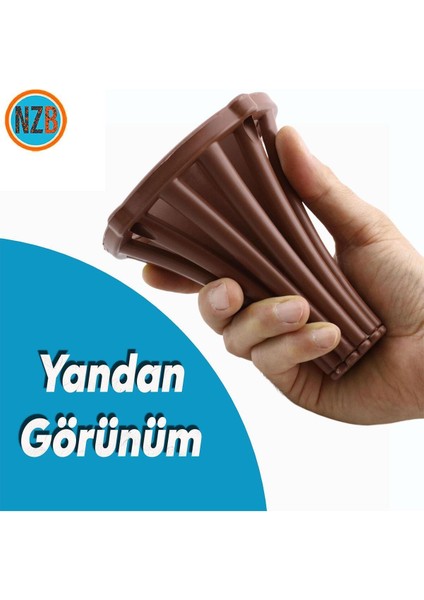 Mobilya Kanepe Koltuk Konsol Tv Ünitesi Baza Ayağı Orta Sehpası Ayak Ayakları 12 cm Kahve Kahverengi indirimleri