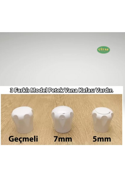 5 Adet Radyatör/petek Vanası Başlığı-Kafası Volanı Geniş Tip Tr modelleri