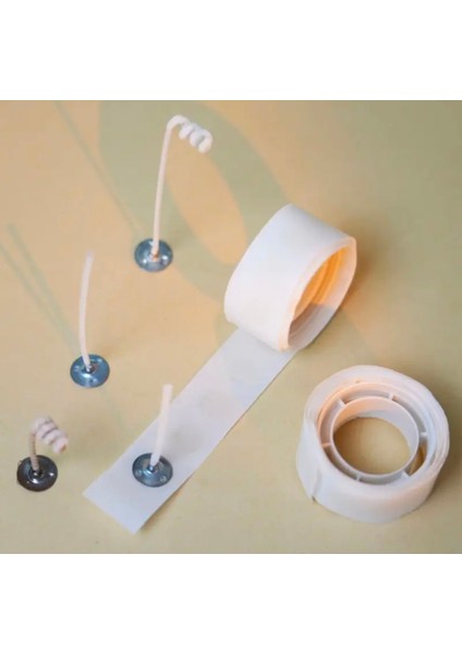 Nokta Çift Taraflı Bant 5 Rulo 500 Adet - Balon,mum Fitil Yapıştırma Şeffaf Çift Taraflı Bant Çift T modelleri